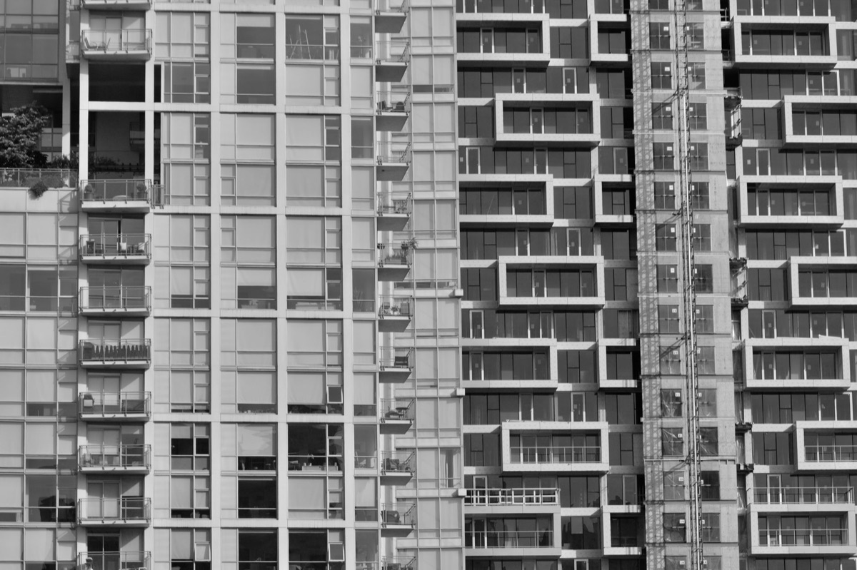 Edificios residenciales modernos en Canadá