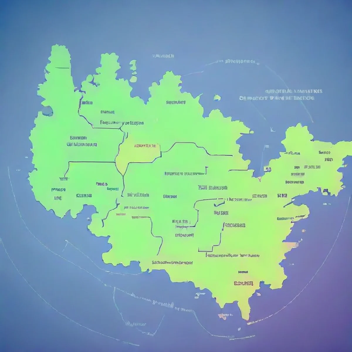 Digitale Datenvisualisierung der kanadischen Wirtschaft