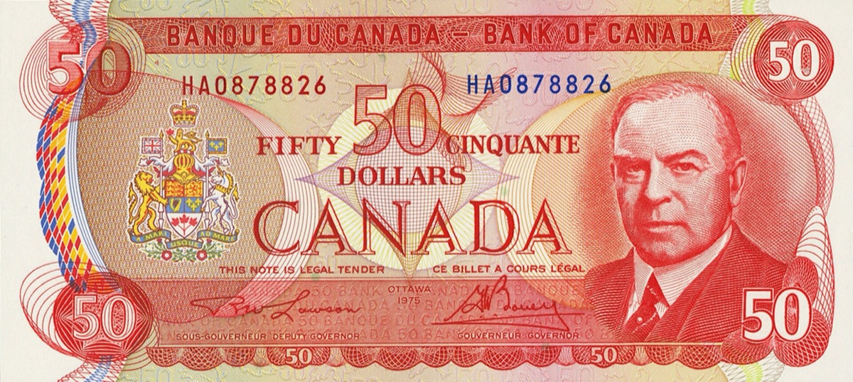 valuta canadese e simboli economici