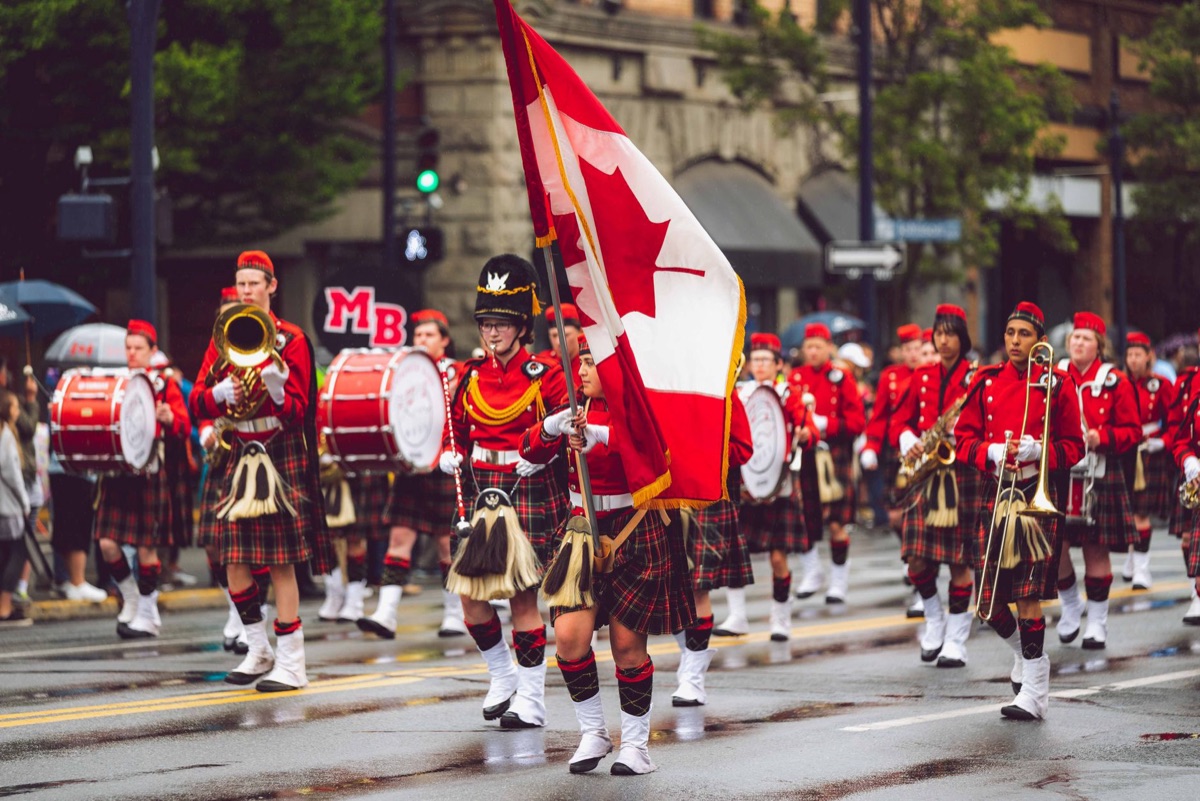 rua de torcida canadense