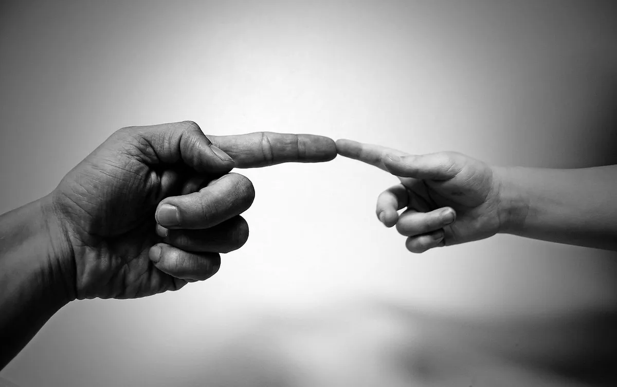 align fingers, index fingers, hands, fingers, child, adult, gesture, human, touch, connected, together, hands, hands, hands, child, child, child, child, human,