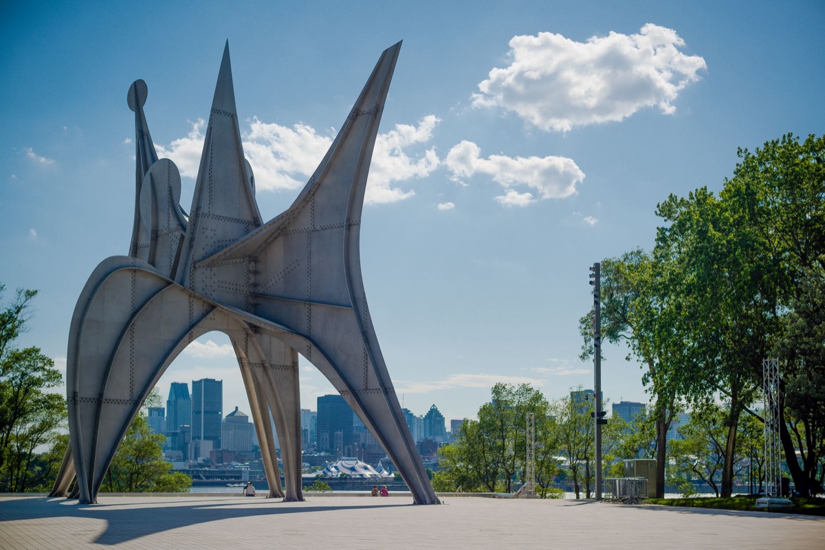 Plaza pública en Montreal