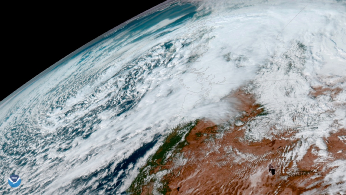 High-pressure system over a region, causing prolonged heat with no other weather systems.