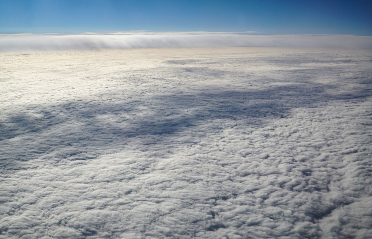Hogedrukgebied boven Canada, met de effecten van het weer.
