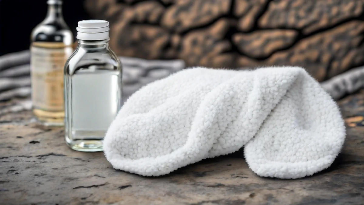 肌 cleansing ナイフとヘッドバンドで肌と髪のケア
