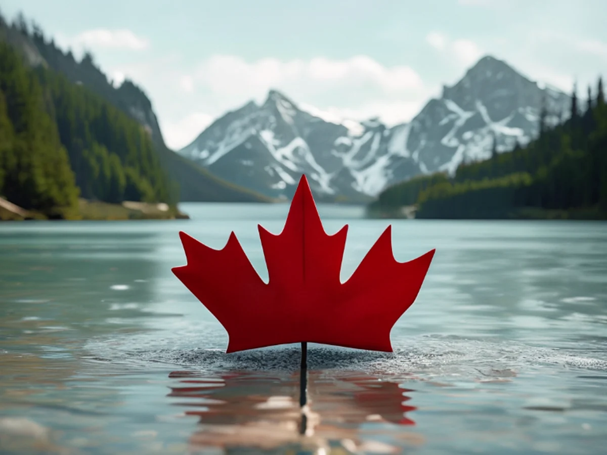 photorealistisch redactiefoto van het Canada-incident, Canada, belangrijke thema's gerelateerd aan de weekse economische trends, natuurlijk licht, geen tekst, g